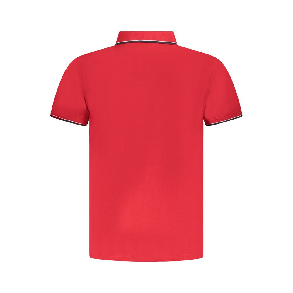 Polo Shirt by Norway 1963 for men in lyocell & cotton red presents a distinguished silhouette, showcasing a sophisticated and distinguished for a truly distinguished finish.