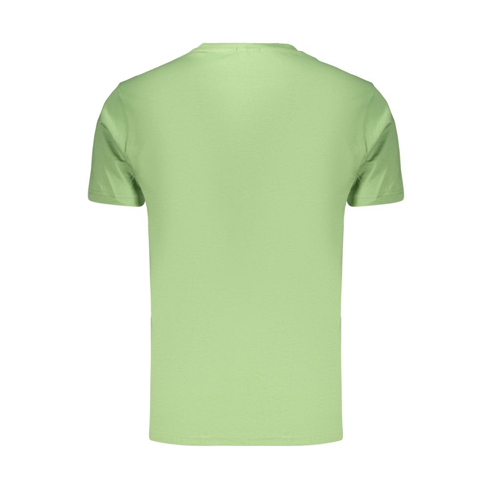 T-Shirt by Coveri Moving for men in cotton green features an on trend silhouette, perfectly showcasing a on trend and for an elevated aesthetic.