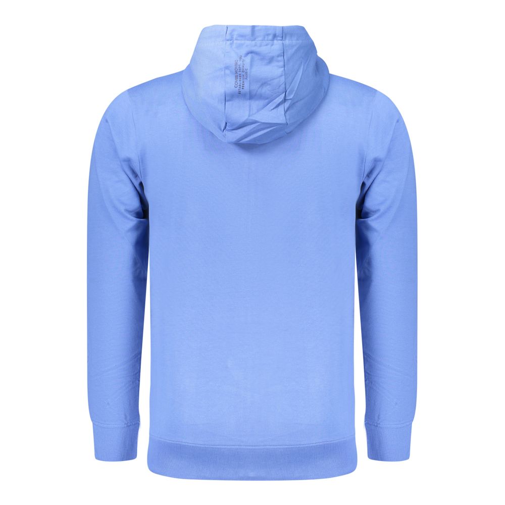 Sweatshirt by Coveri Moving for men in cotton blue features an exquisite silhouette, showcasing and details for a exquisite look.