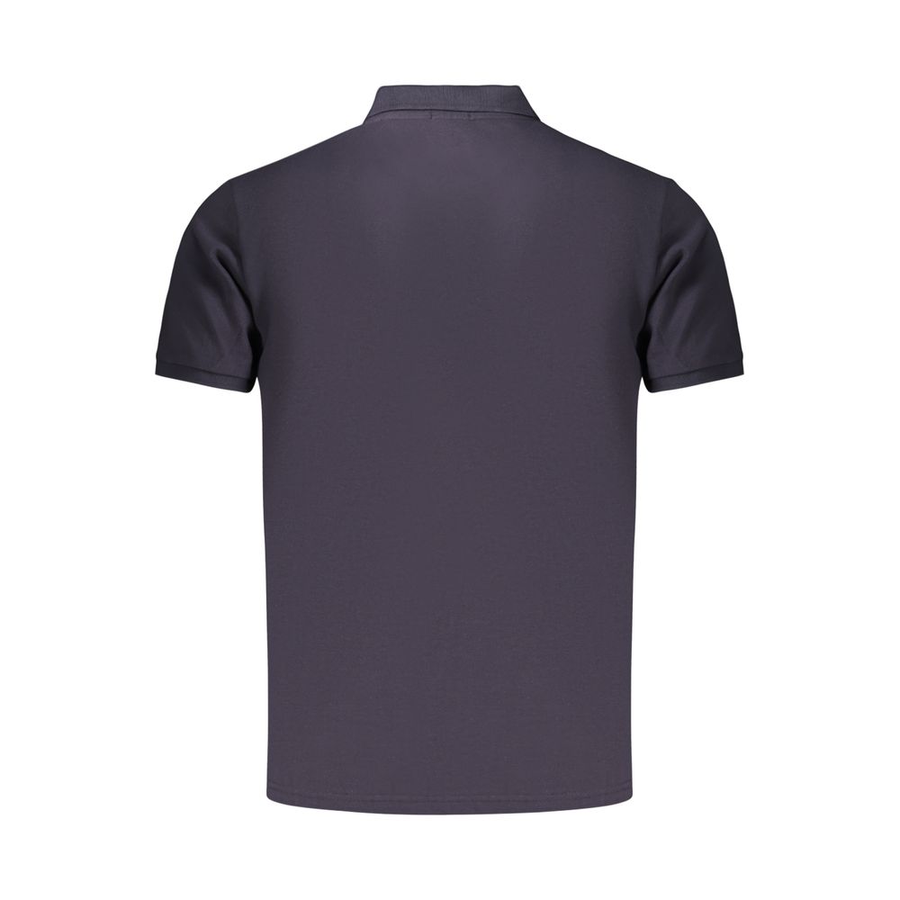 Polo Shirt by Coveri Moving for men in cotton blue presents a sleek silhouette, featuring a refined and for a sleek finish.