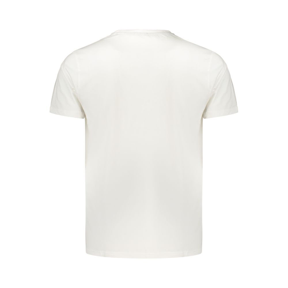 T-Shirt by Coveri Moving for men in cotton white features an edgy silhouette, meticulously detailed with a sophisticated and for a truly edgy finish.