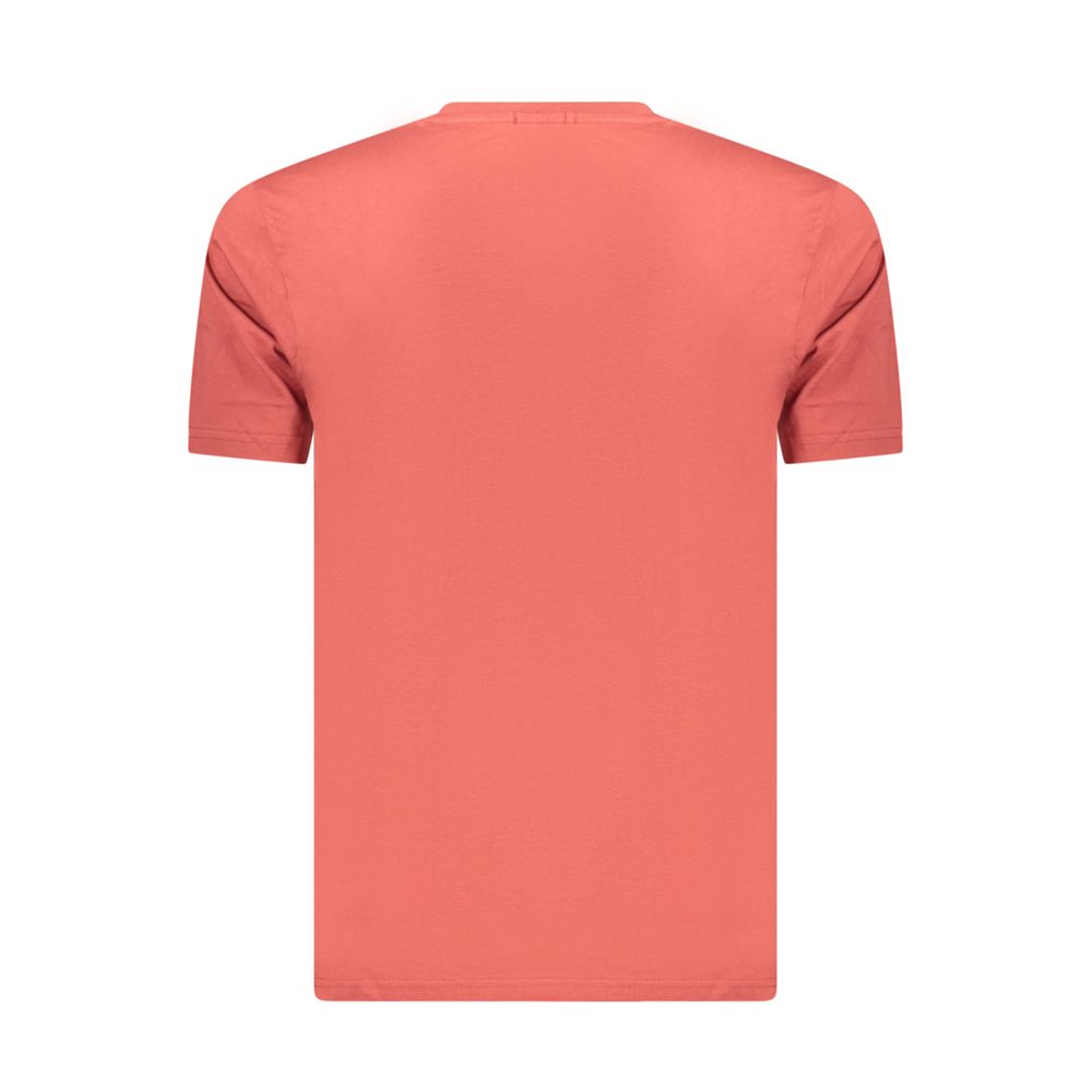 Coveri Moving Rosso Cotton Men's T-Shirt