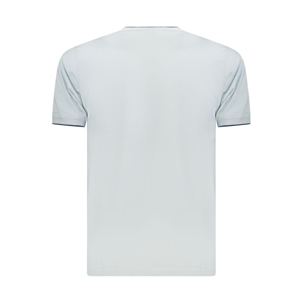 T-Shirt by Coveri Moving for men in cotton blue features an on trend silhouette, perfectly showcasing a on trend and for an elevated aesthetic.