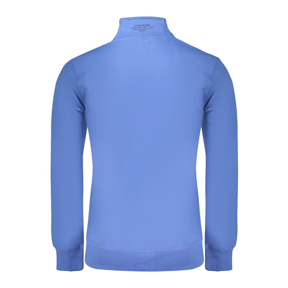 Coveri Moving Blue Cotton Sweatshirt