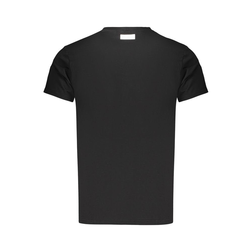 Bikkembergs Men's Crew Neck Cotton T-Shirt - Black Print