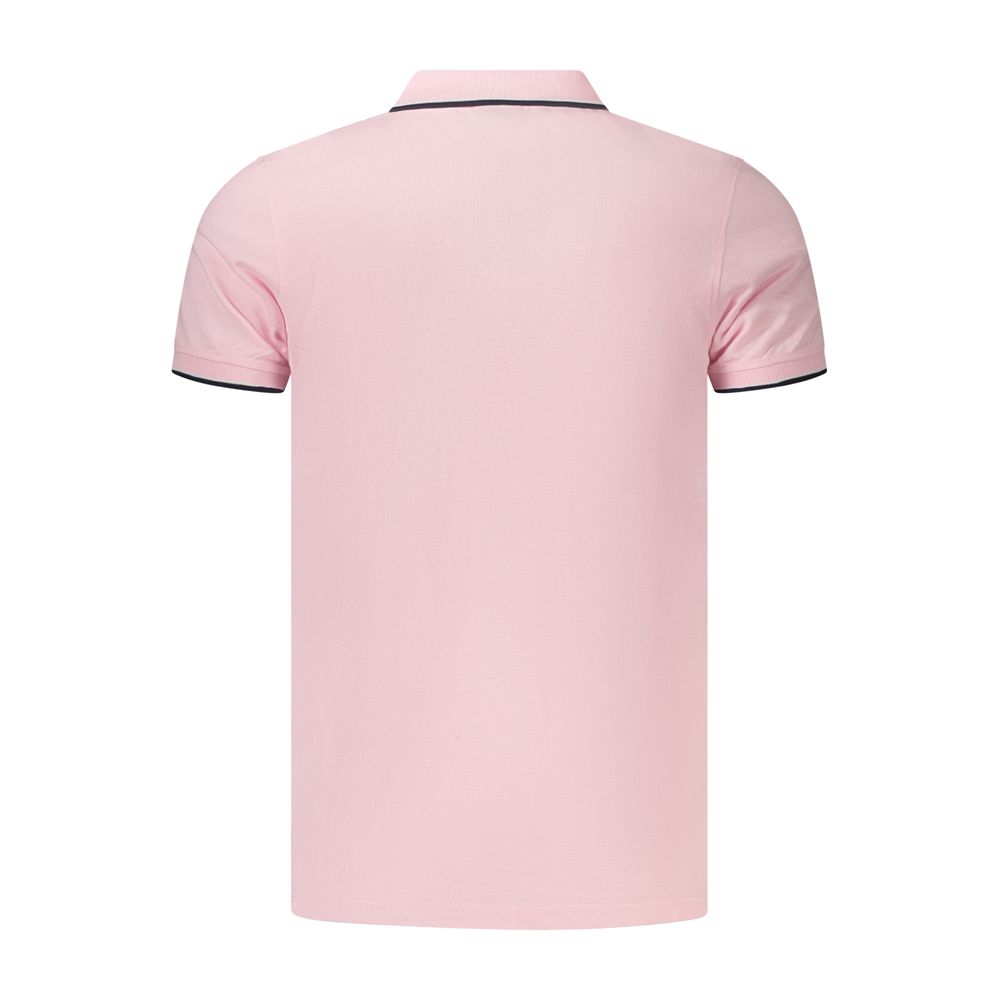 Norway 1963 Men's Cotton Polo Shirt - Pink