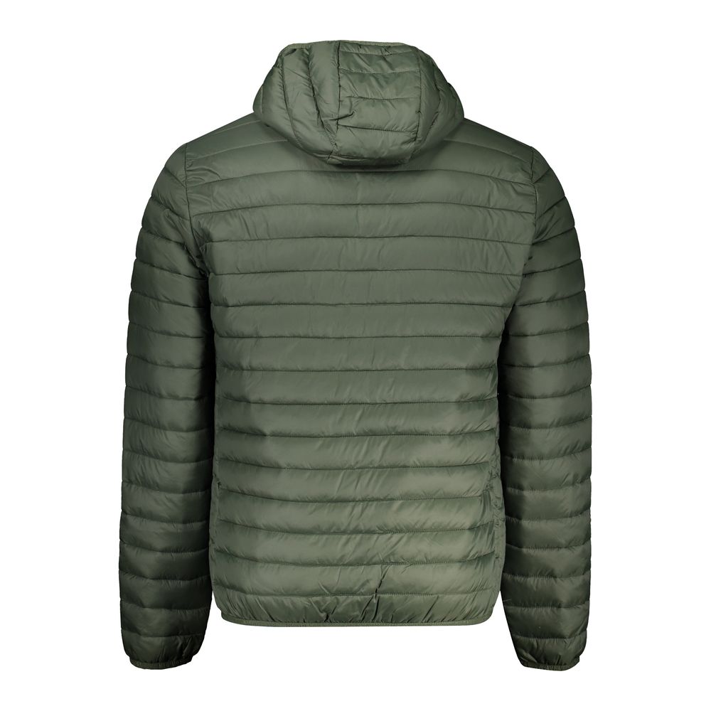 Hooded Overcoat by North Sails for men in polyamide green presents a luxurious silhouette, showcasing a luxurious and sophisticated lightweight, pockets & hooded for a premium, luxurious look.