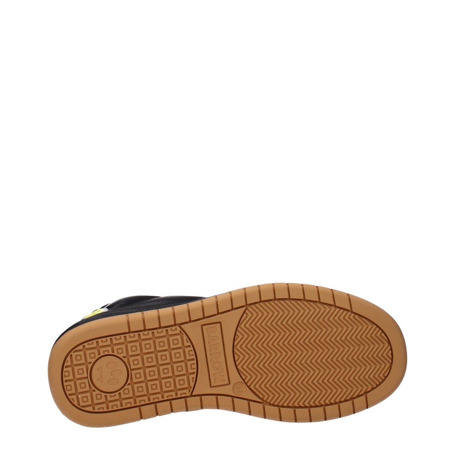 Sneakers by Barrow for women in leather black presents a on trend silhouette from the Women's Low Top Leather Sneakers collection, showcasing a on trend low-top style for an elevated aesthetic.