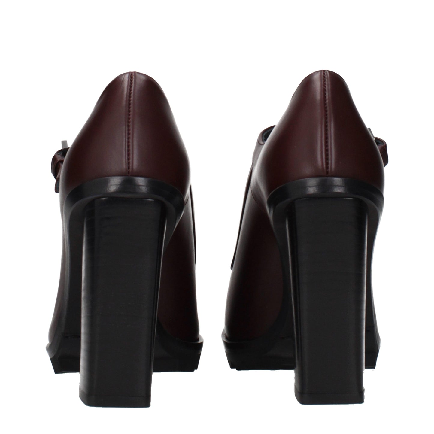 High-Heel Pumps Heels by Max Mara for women in leather brown features an captivating silhouette, showcasing the elegant Women's Leather High-Heel Pumps Heels design with a high-heel and a sophisticated .