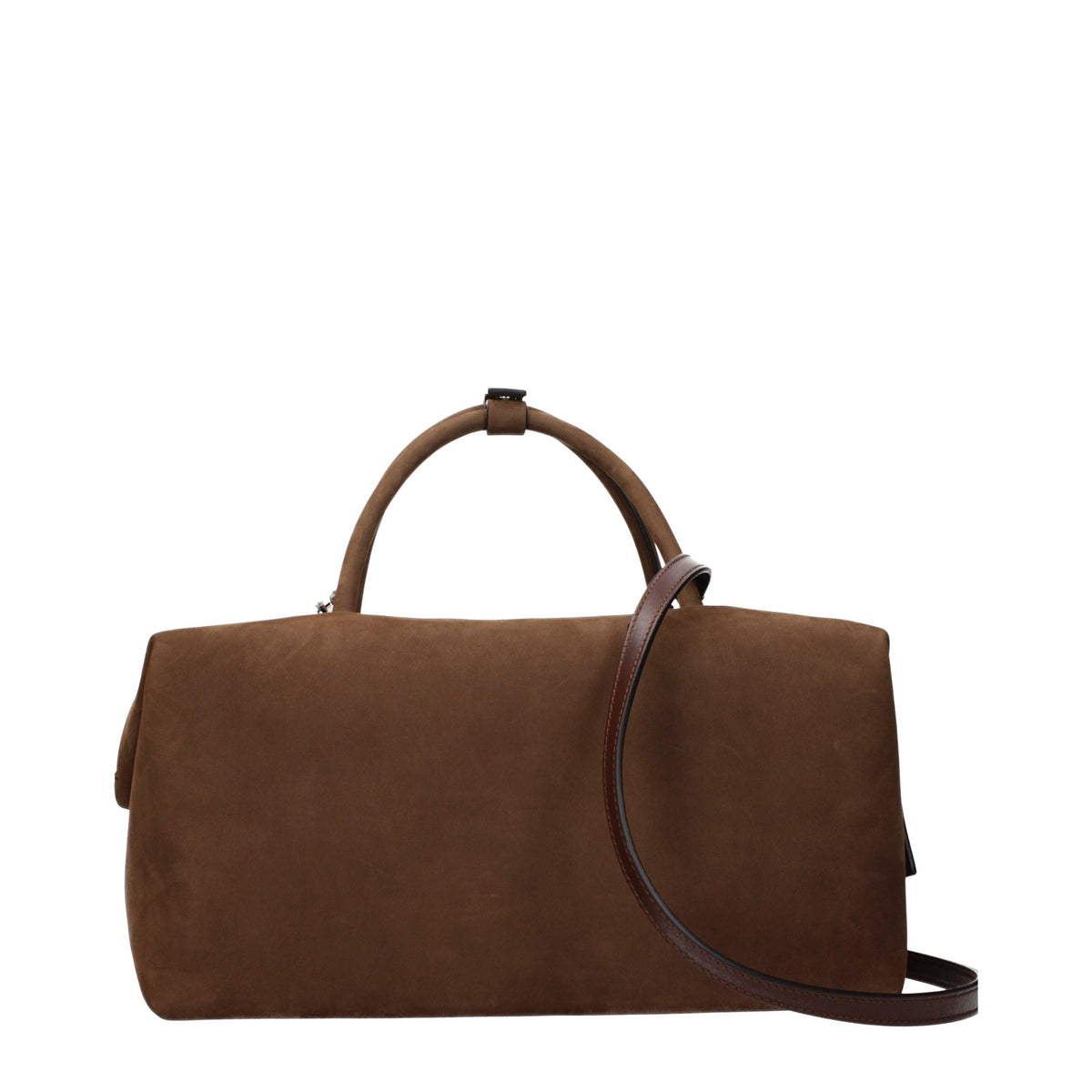 Max Mara Suede Leather Handbag - Brown