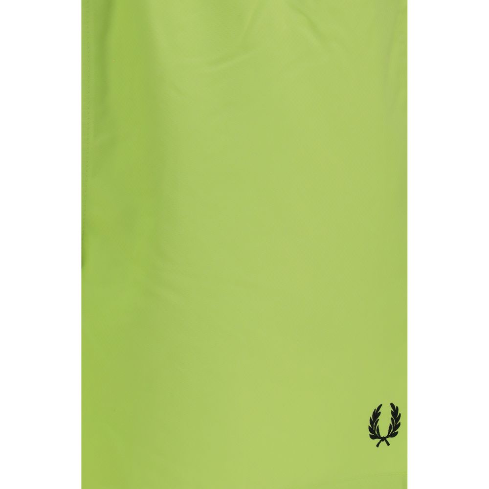 Fred Perry Laurel Perry Men's Polyester Swim Shorts - Bicolour Signature