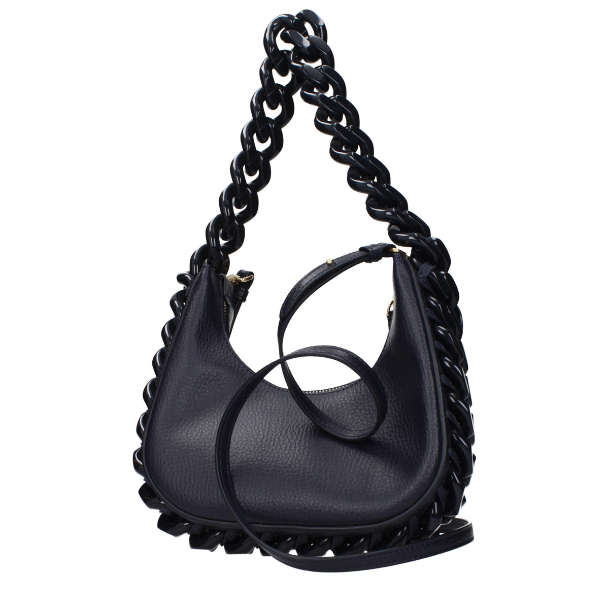Stella McCartney Leather Shoulder Bag - Blue