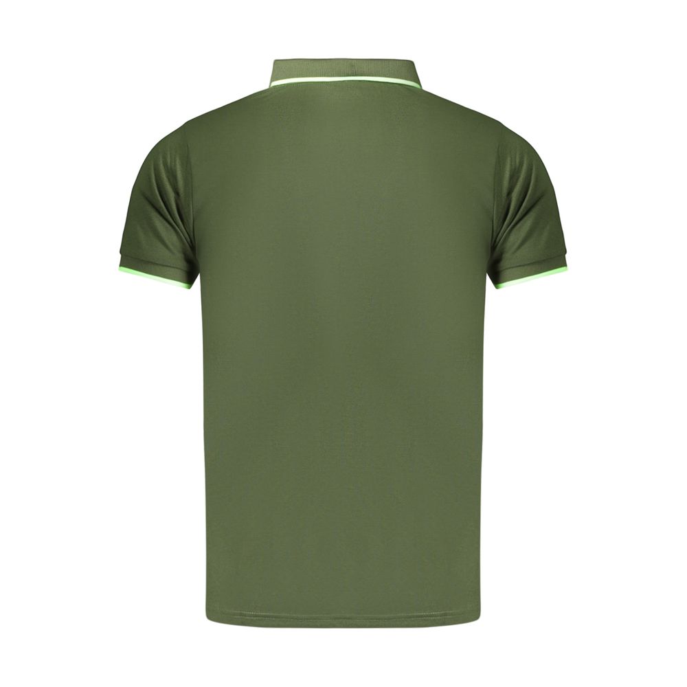 This Polo Shirt by Lotto for men in polyester green, signature & print presents a flawless silhouette, showcasing flawless detailing and a refined for a truly flawless aesthetic.
