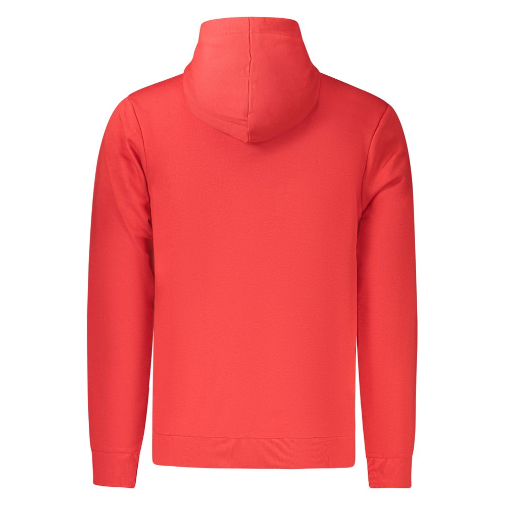 Hooded Sweatshirt Hoodie by Fila for men in organic cotton & polyester red & print showcases a city-ready silhouette, artfully detailed with a signature and for a city-ready finish.