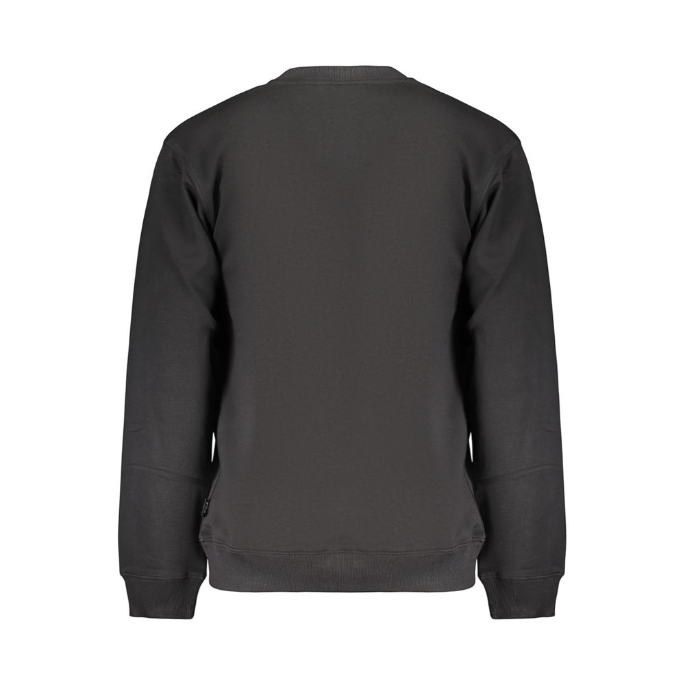 Sweatshirt by Fila for men in organic cotton & polyester black features an provocated silhouette, detailed with a provocated and a refined for a sophisticated aesthetic.