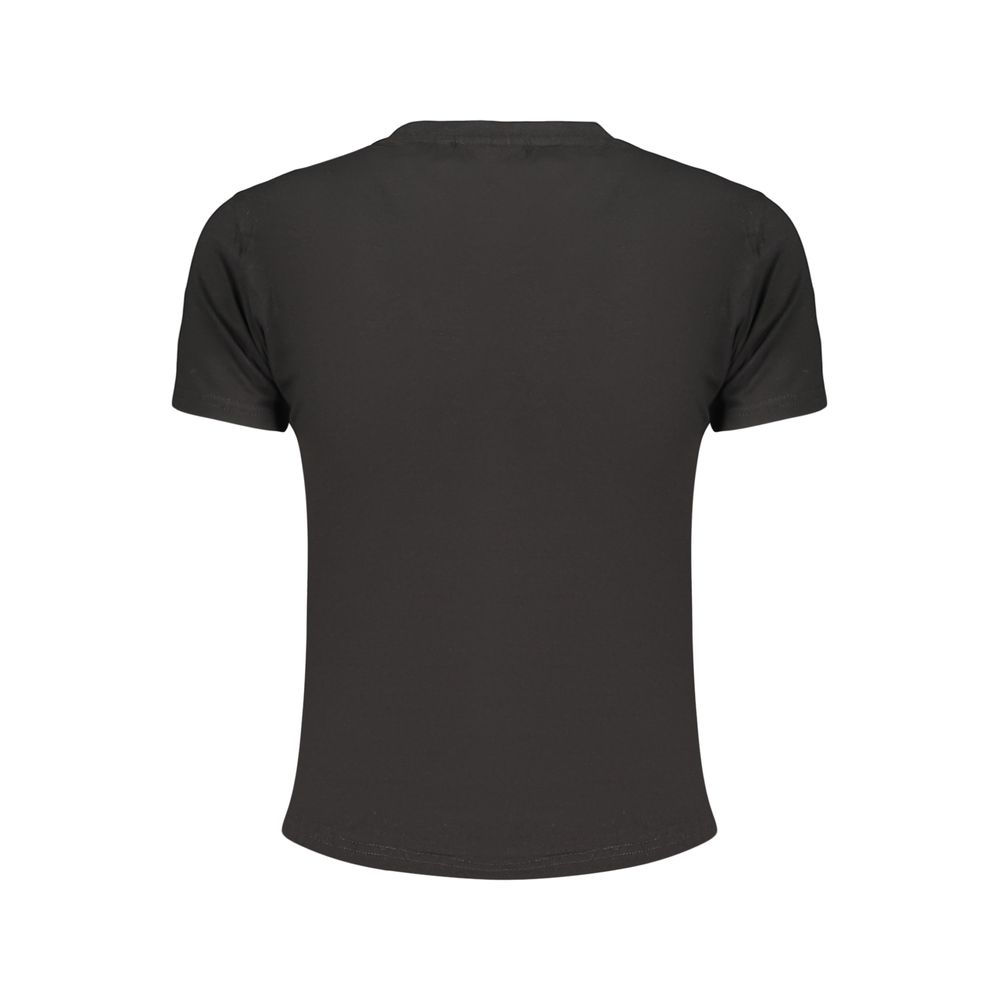 T-Shirt by Fila for women in stretch cotton black showcases a chic silhouette, artfully detailed with a chic and for a chic finish.