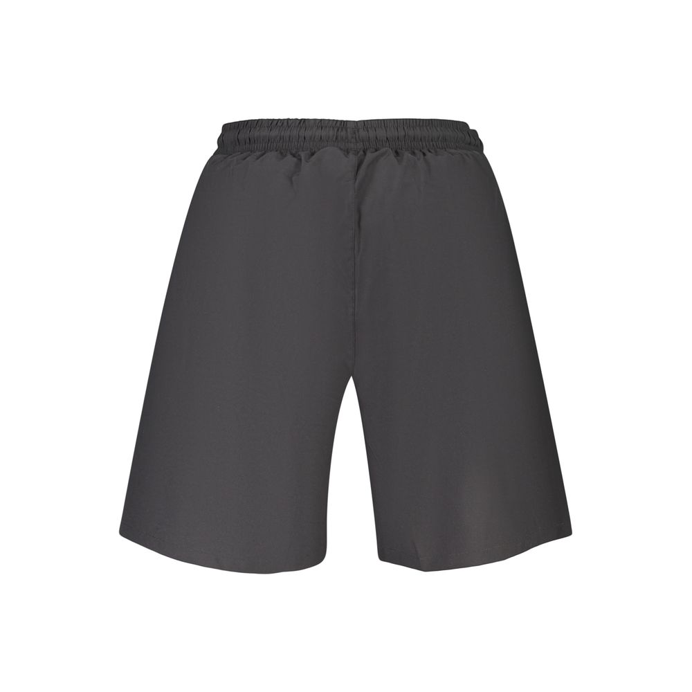 Swim Shorts by Fila for men in polyester black & print presents a beach chic silhouette from the Men's Polyester Swim Shorts collection, showcasing a beach chic cut for a refined poolside look.