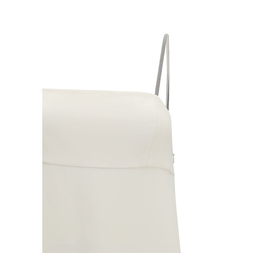 Brunello Cucinelli Women's Silk & Acetate Long Dress - White