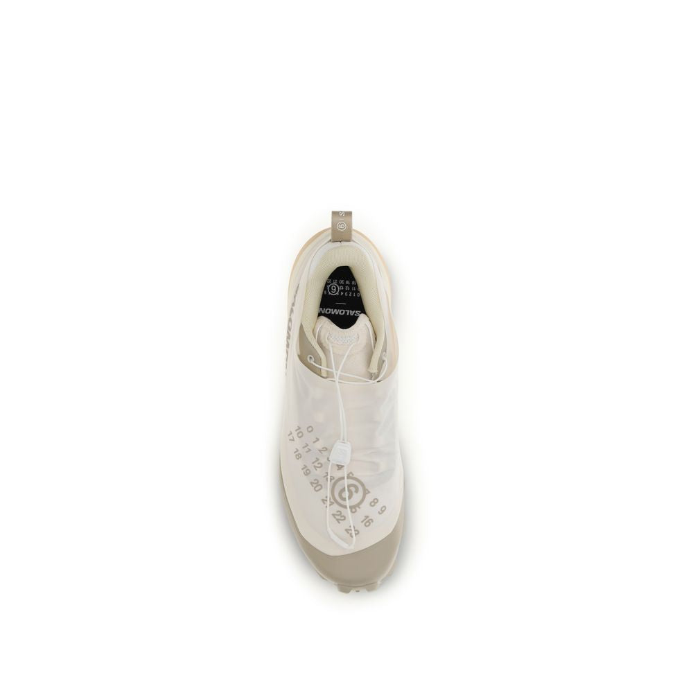 MM6 Men's Chunky Polyester & Rubber Athletic Sneakers - Beige Signature