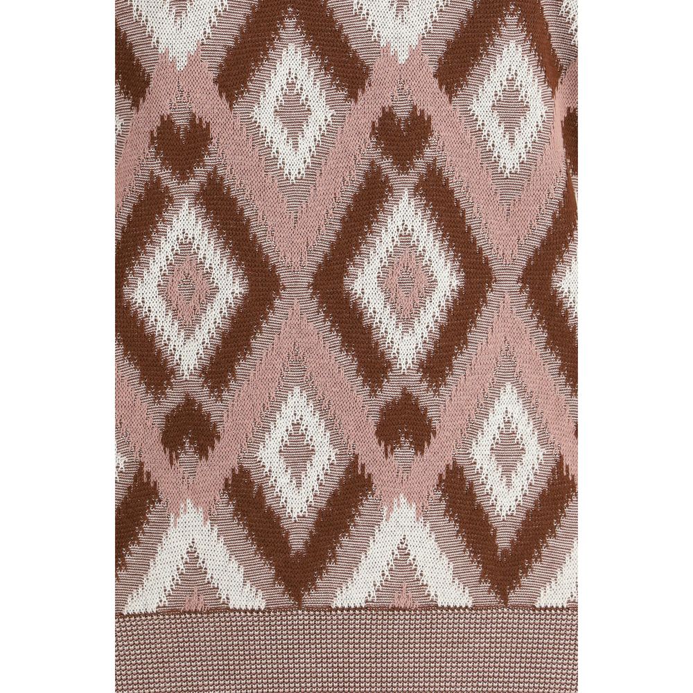 Piacenza Cashmere Men's Regular Fit Cashmere Cotton & Silk Sweatshirt - Multicolor Patterned