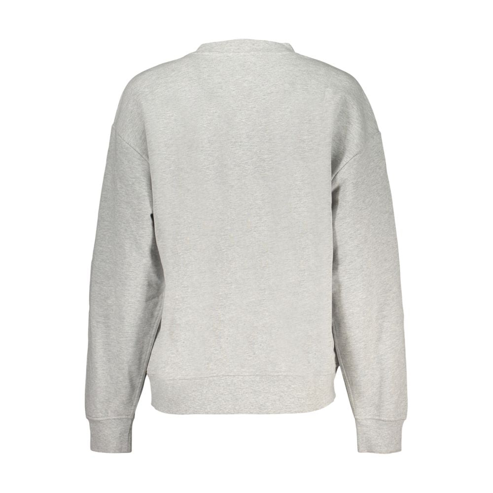 Calvin Klein Women's Crew Neck Cotton Sweatshirt - Gray