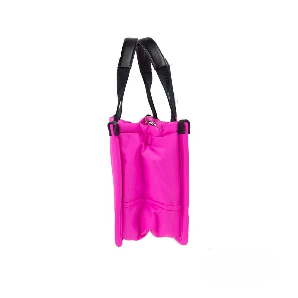 Marc Jacobs Nylon Fabric Small Evening Tote Bag - Fuchsia Silver
