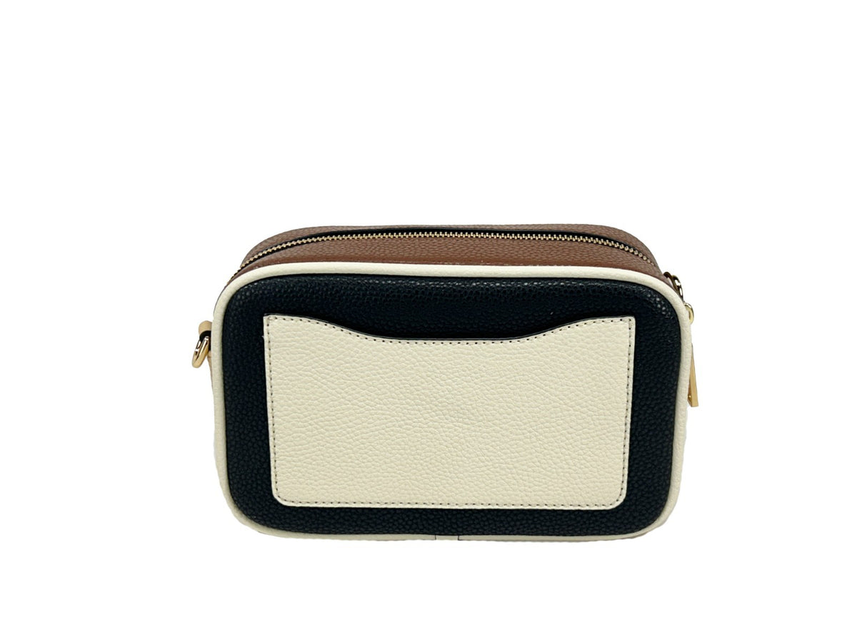 Marc Jacobs Flash Lana Wool & Denim Crossbody Camera Handbag - Black Gold