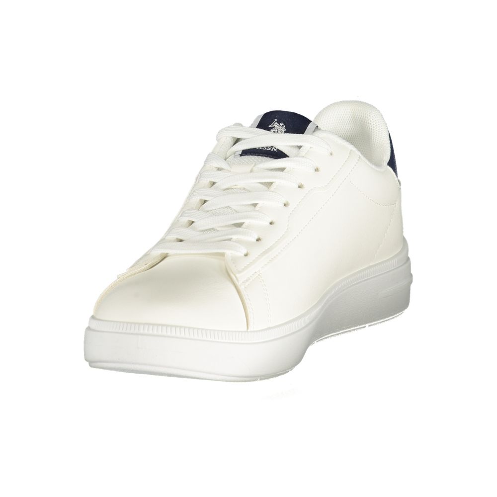 U.S. POLO ASSN. Crisp Men's Athletic Polyester & Polyurethane Sneakers - Blue White Print