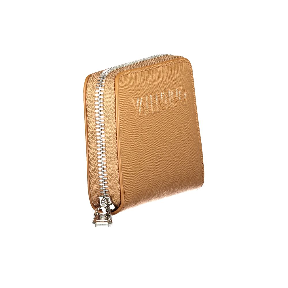 Mario Valentino Polyurethane Cardholder Wallet - Brown