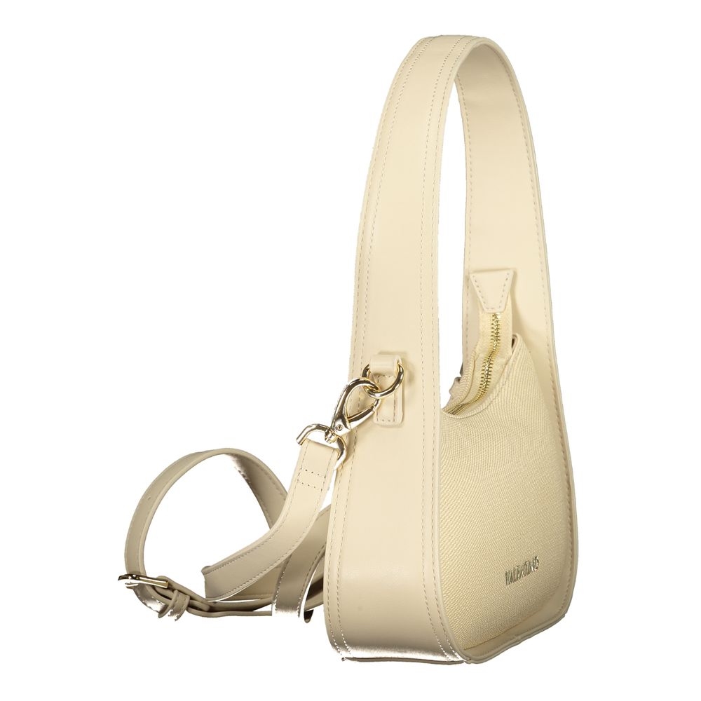 Mario Valentino Polyurethane Cotton Handbag - Beige
