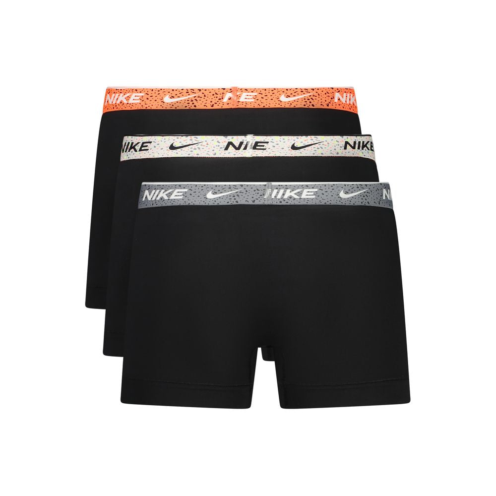 Nike Men's Stretch Cotton Underwear Boxer Shorts - Black Signature