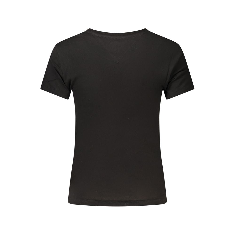 Tommy Hilfiger Women's Crew Neck Cotton T-Shirt - Black