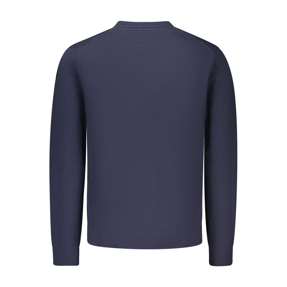 Tommy Hilfiger Men's Crew Neck Cotton Sweatshirt - Blue