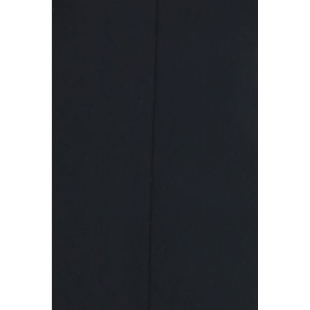 Khaite Roxanne Women's Pencil Halter Cocktail Sleeveless Neck Polyester Crepe Long Dress - Black
