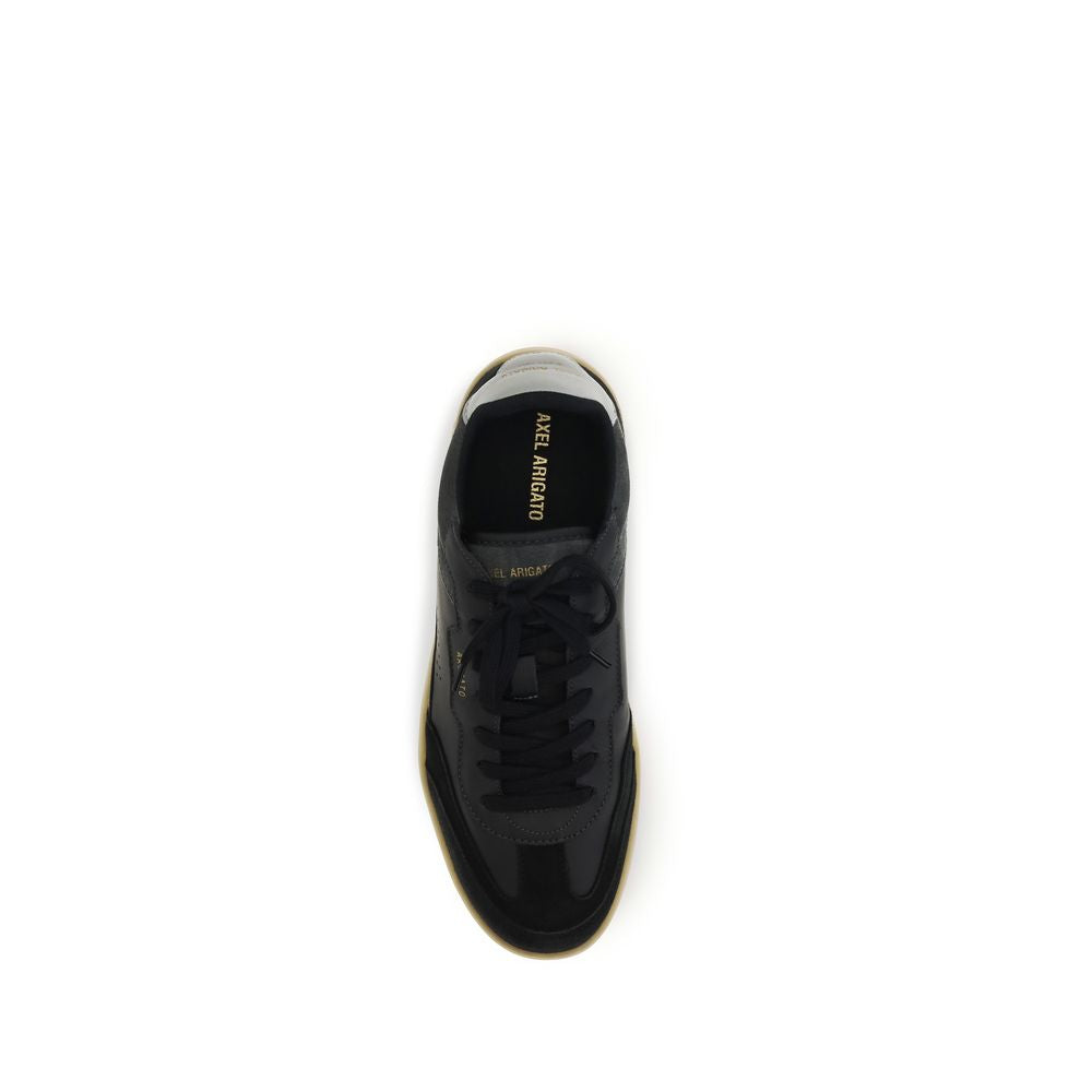 Axel Arigato Men's Low Top Bos Taurus Calf Suede Leather Sneakers - Black Signature