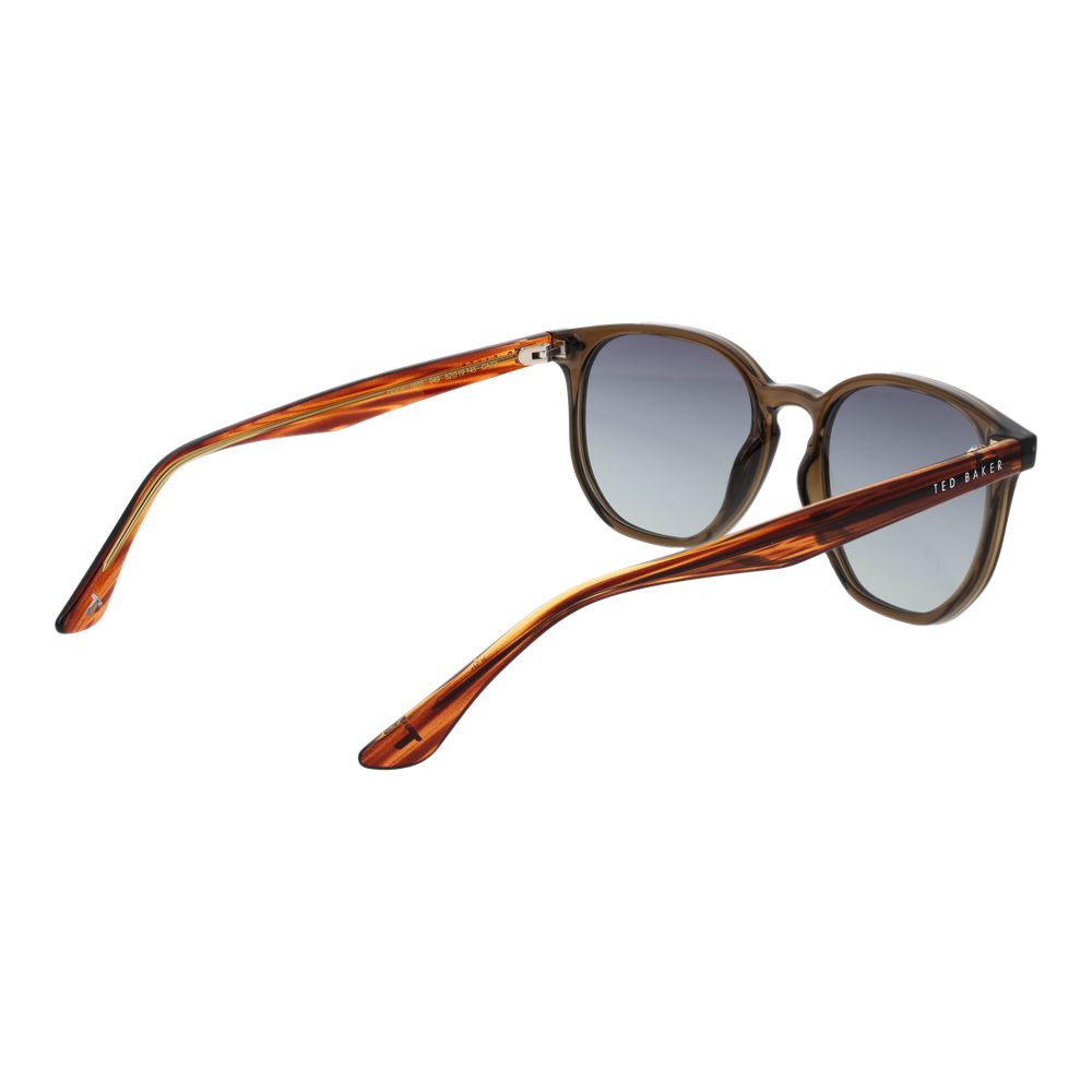 Ted Baker Round Gradient Medium-Tint Acetate Sunglasses - Brown