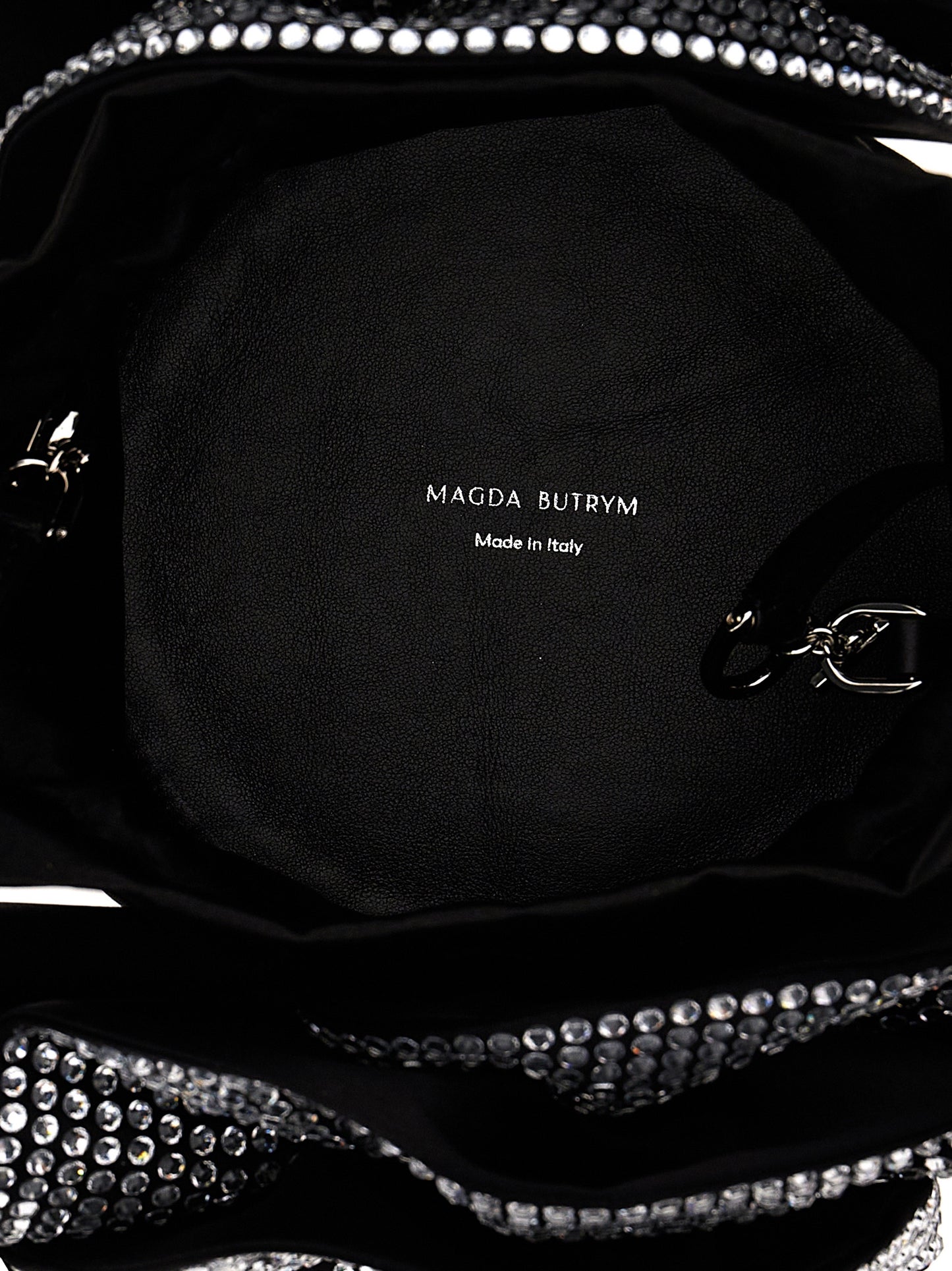 Magda Butrym Black Viscose Crossbody Bag