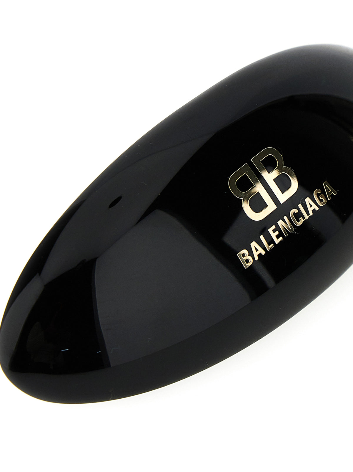 Hair Pin by Balenciaga for women in silk black features an exquisite silhouette, showcasing the exquisite design of the Resin Hair Pin with a exquisite finish.