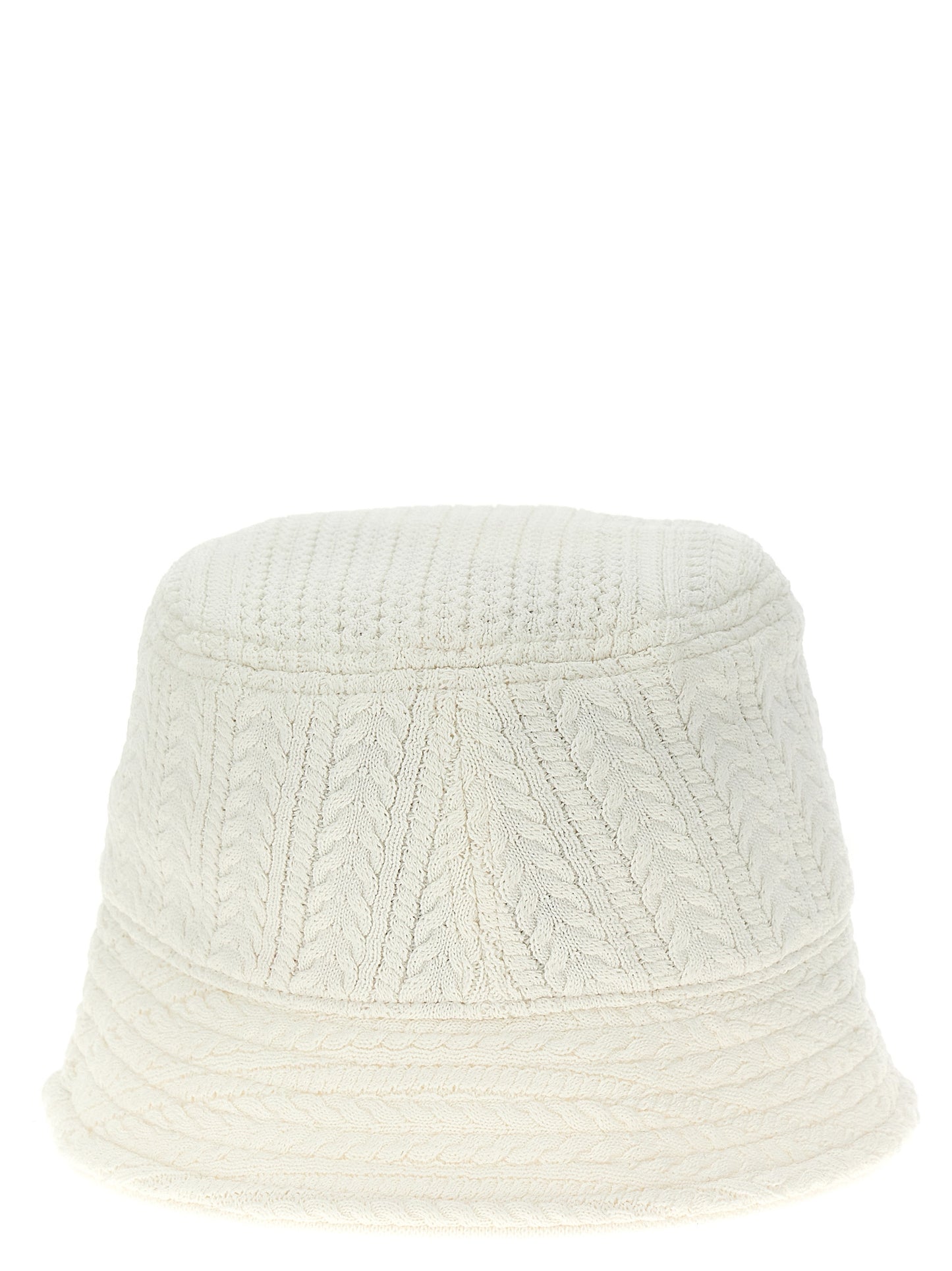 Jacquemus White Viscose Bucket Hat