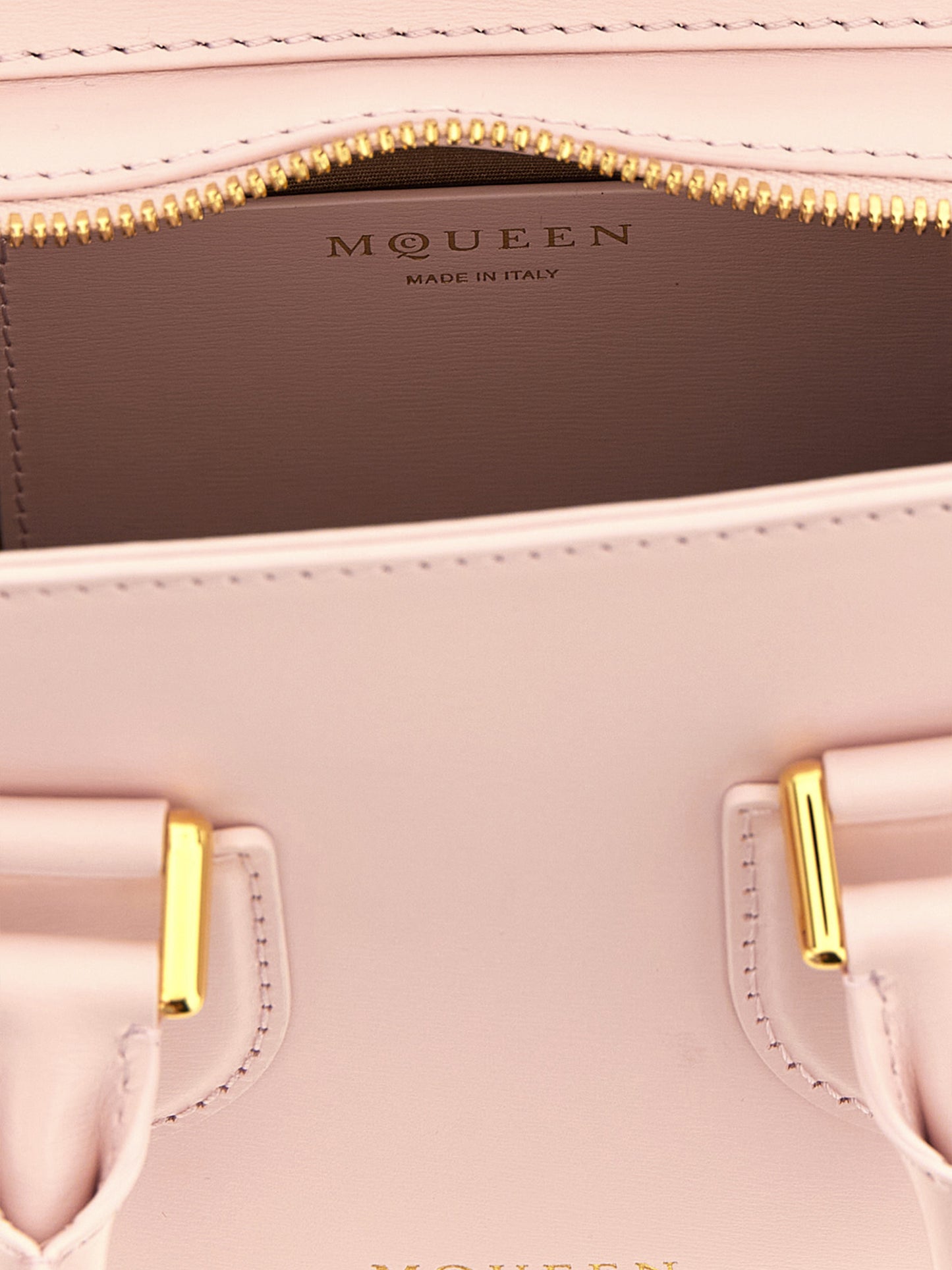 Alexander McQueen Birdee Calfskin Leather Mini Handbag - Multicolor Pink