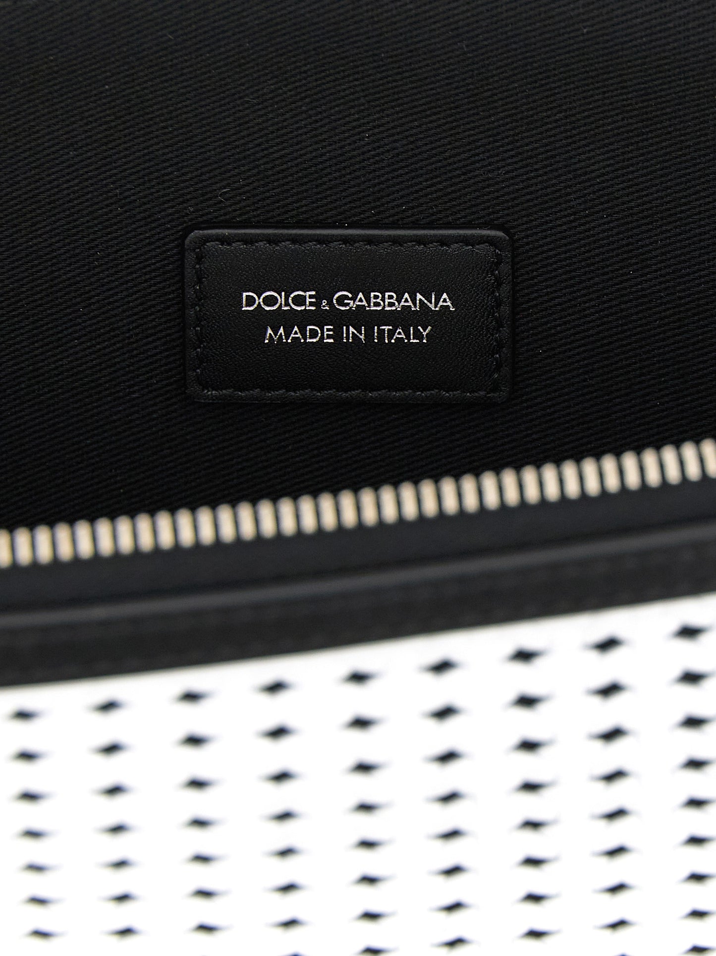 Dolce & Gabbana Bicolor Calfskin Clutch Bag