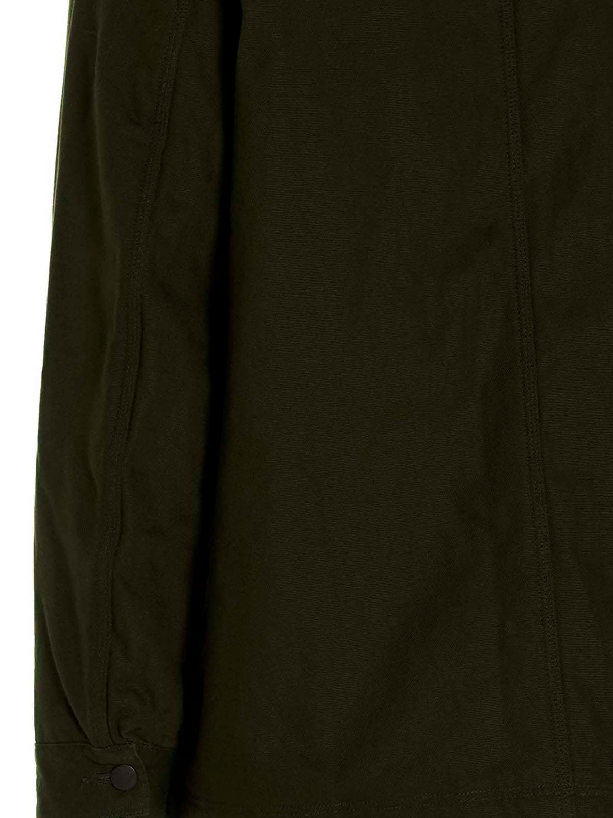 SOUTH2 WEST8 Japanese Men's Quilted Cotton Corduroy Overcoat - Bicolour Green Signature