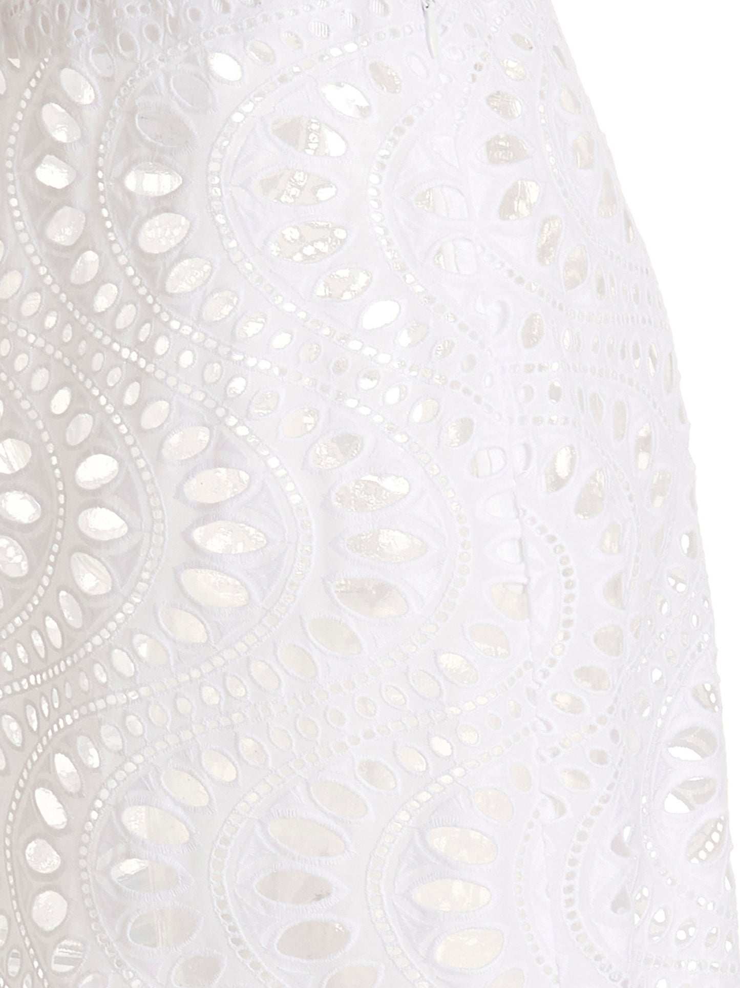 Giambattista Valli White Cotton Mini Skirt