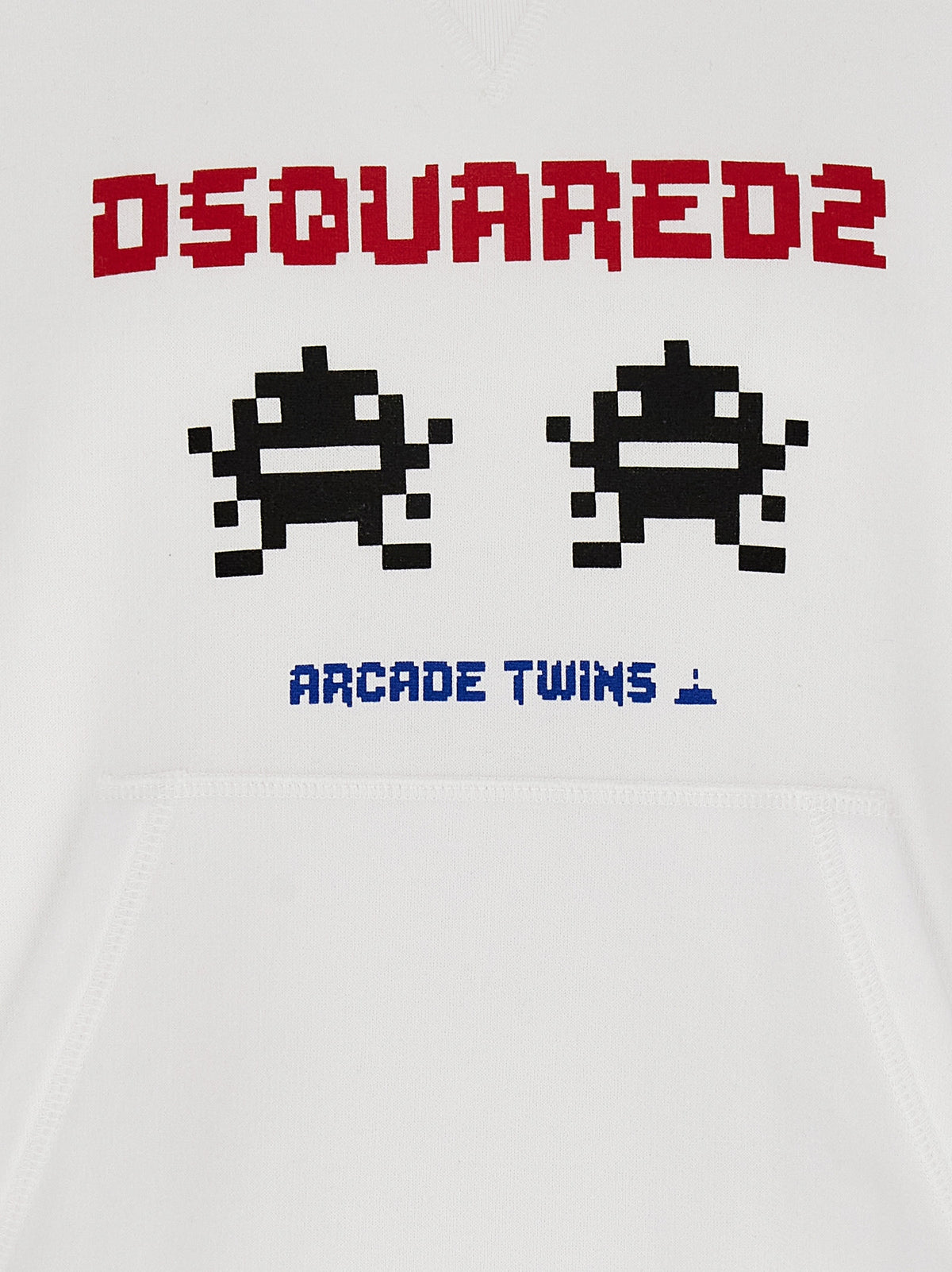 Dsquared² Men's Cotton Sweatshirt - White Print