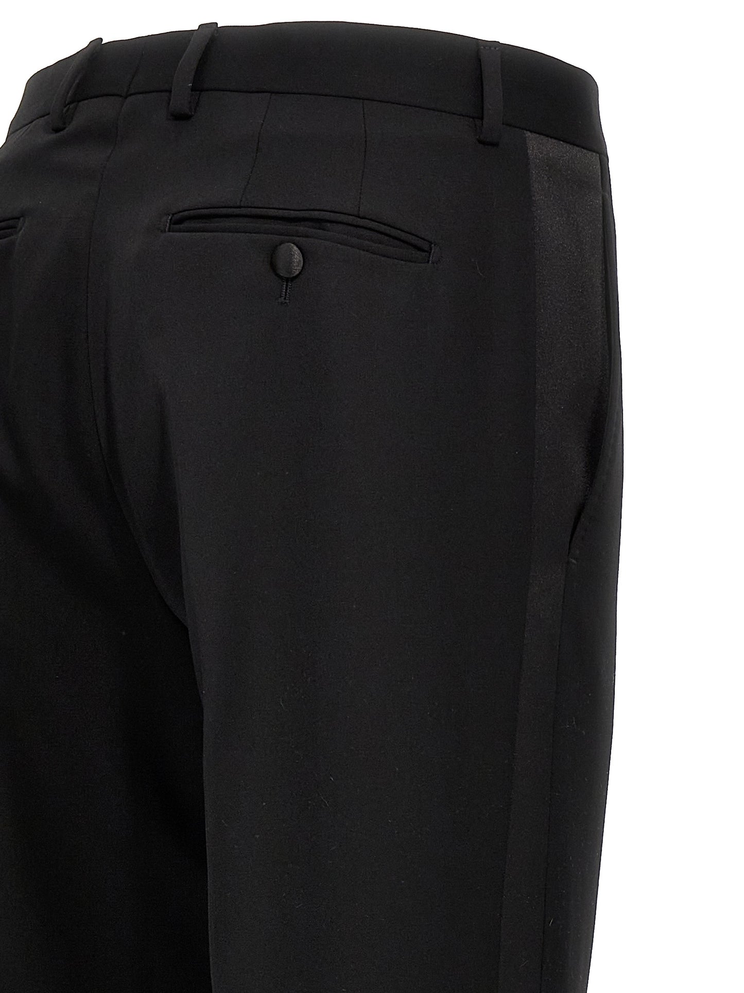 Lanvin Black Wool Dress Pants