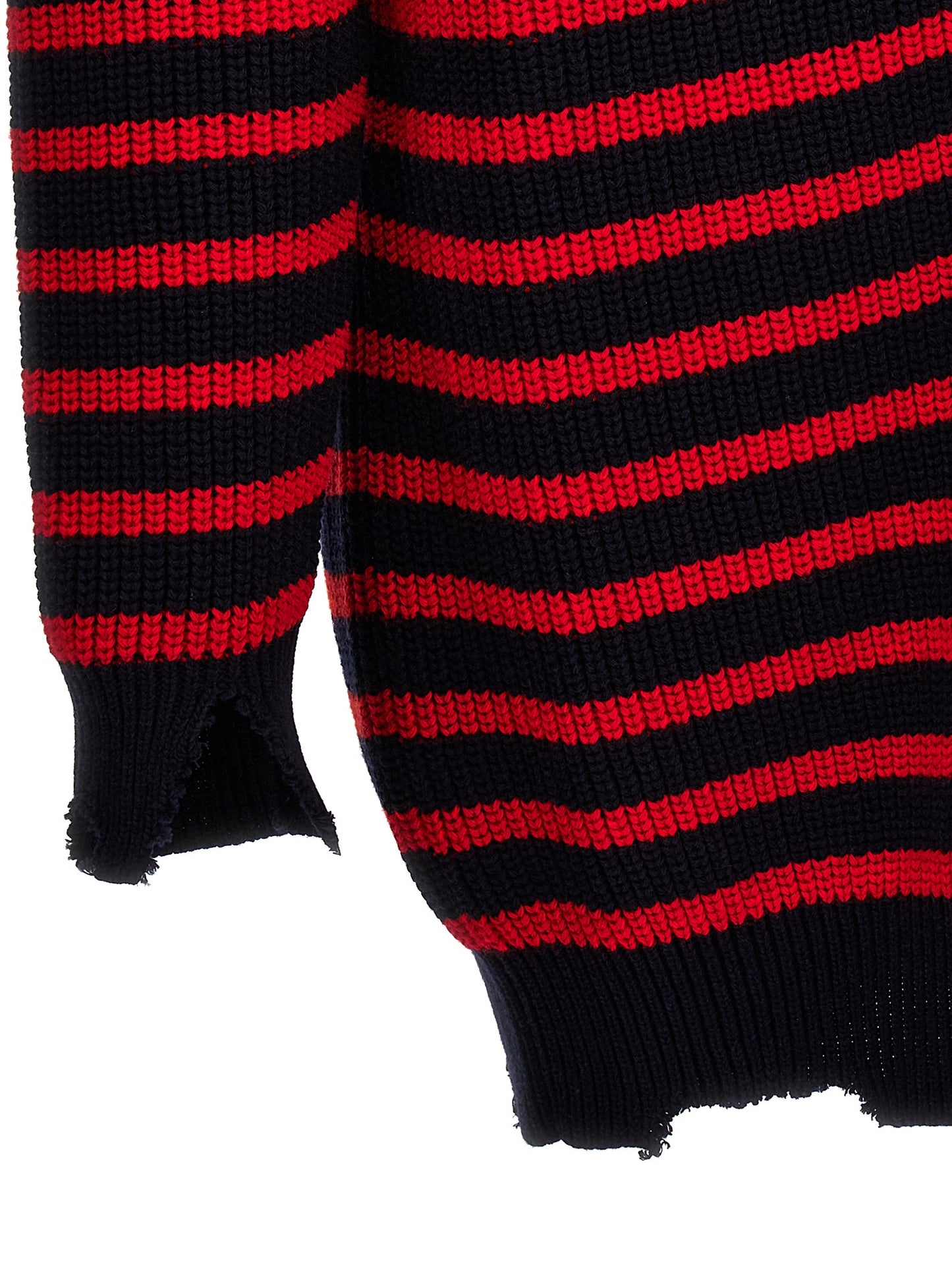 Cardigan by Marni for men in virgin wool multicolor & striped showcases a captivating silhouette, artfully detailed with a captivating and for a truly sophisticated captivating look.