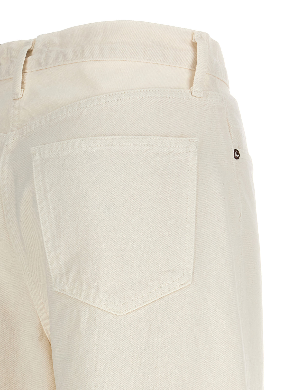 Jeans by Agolde for women in denim cotton white features an sophisticated high rise and wide with a precise long, creating a sophisticated and sophisticated silhouette.