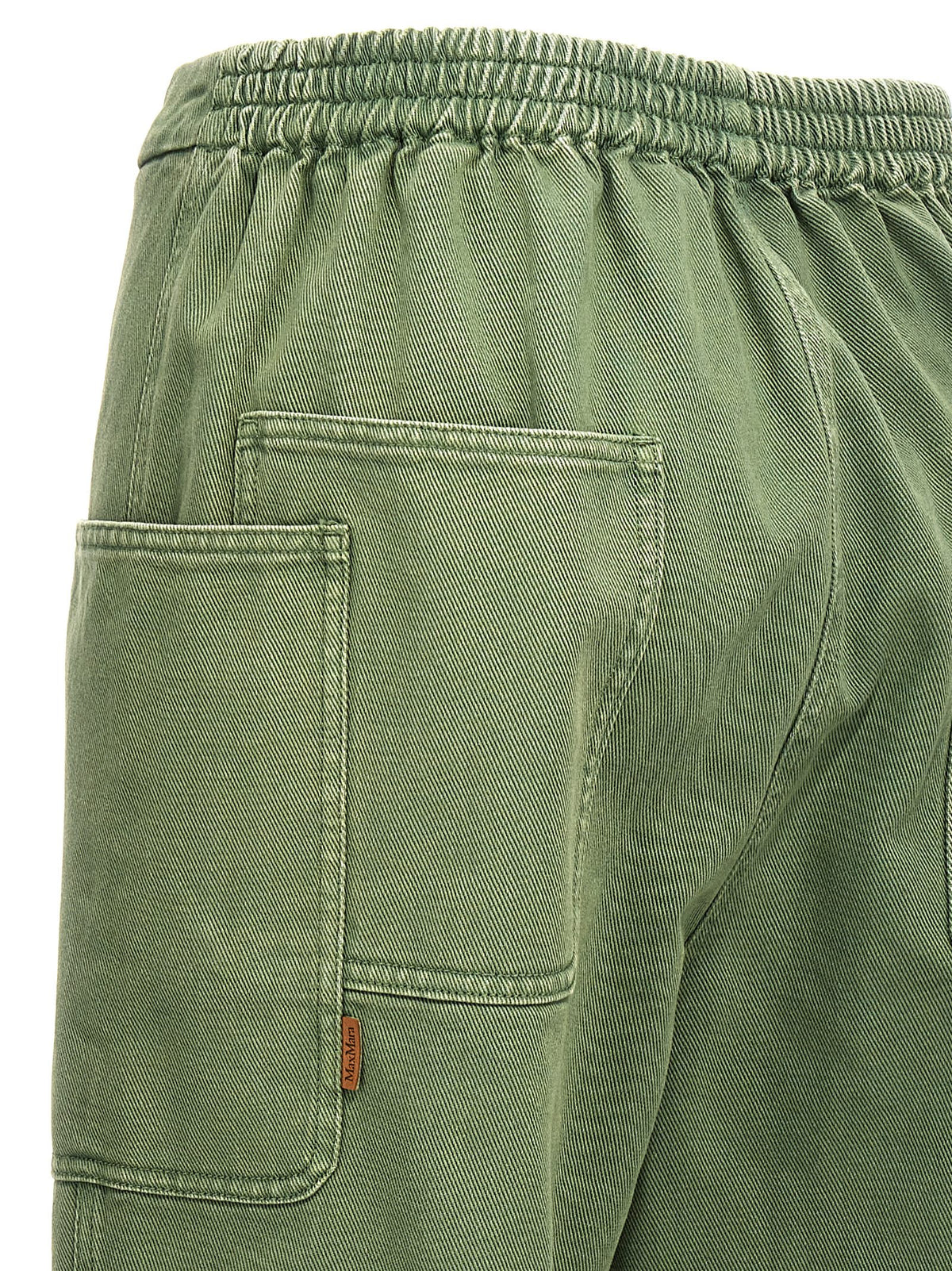 Max Mara Women's Cotton Trousers - Bicolour Green