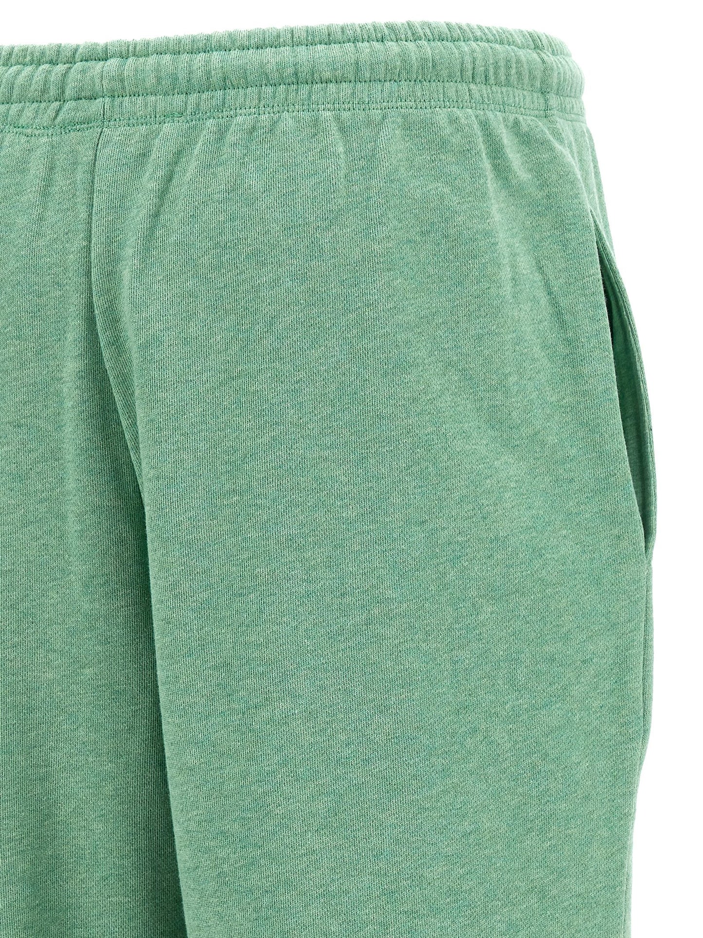 ROTATE BIRGER CHRISTENSEN Women's Cotton Joggers - Bicolour Green