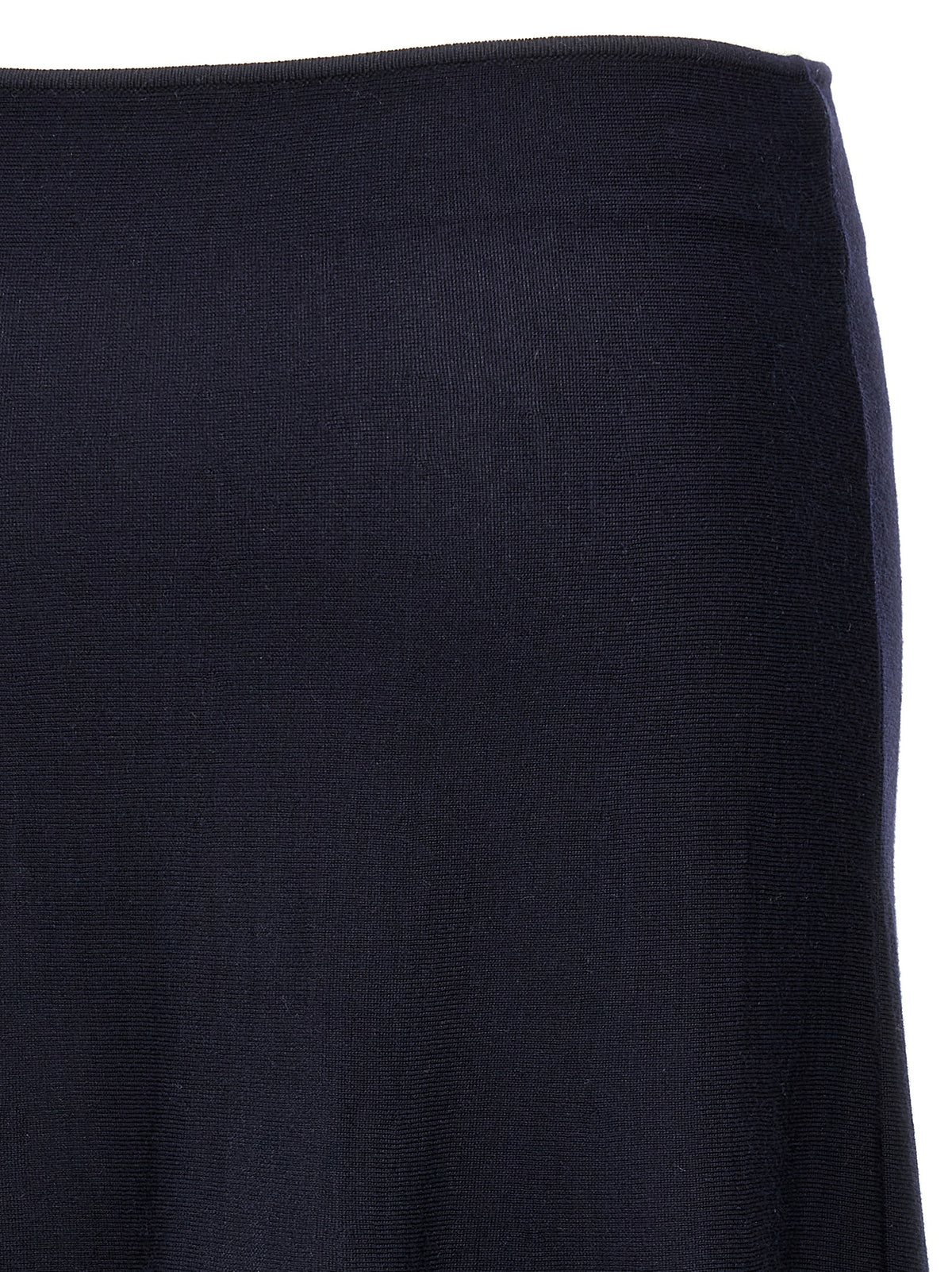 Khaite 9 To 5 Women's Polyamide Wool Midi Skirt - Blue